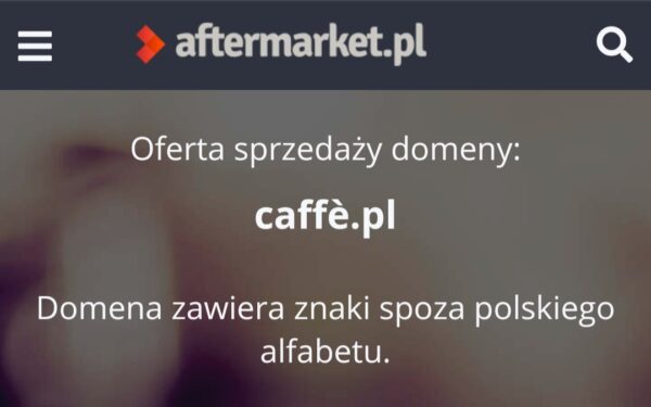 domena caffè.pl